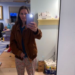 Banana republic leather safari jacket